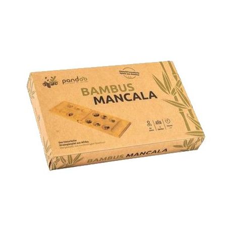 Mancala juego de madera bambu.PANDOO