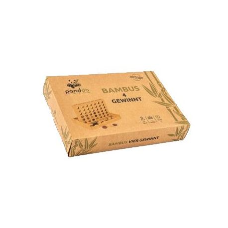 4 EN RAYA Juego de madera de bambu PANDOO