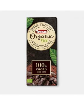 Chocolate BIO 100% Cacao 100gr TORRAS