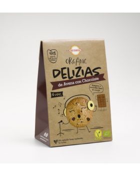 Txiki Delizias de Avena con chocolate BIO 45gr BIODARMA