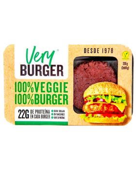 VERY BURGER Hamburguesa Vegana 220gr DELATIERRA