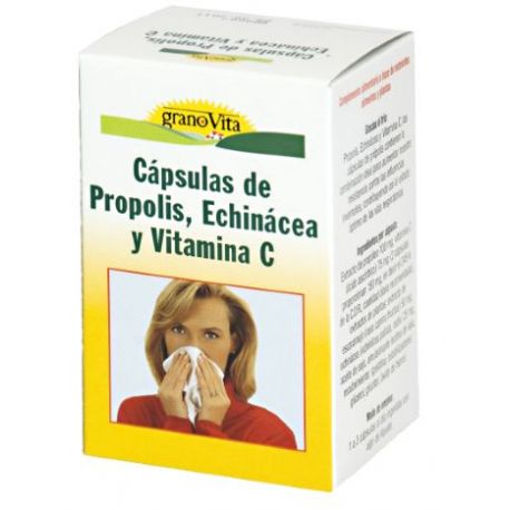 Caps, contra resfriado Echi+Pro+C 75cp-GRANOVITA