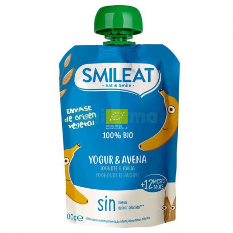Postre bebible Yogurt-Avena 100gr SMILIAT