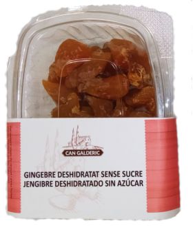 Jengibre SIN AZUCAR 100% fruta deshidratado 120gr CAN GALDERIC