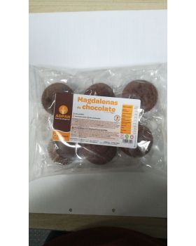 Magdalenas con pepitas de chocolate 130gr Adpan