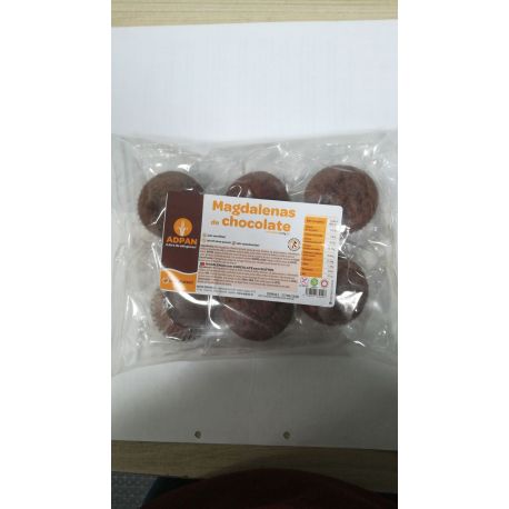 Magdalena + pepitas de choco SIN GLUTE 130gr Adpan