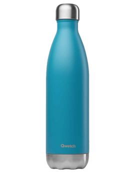 Botella Isotermica Acero Inox.750ml TURQUESA QWETCH