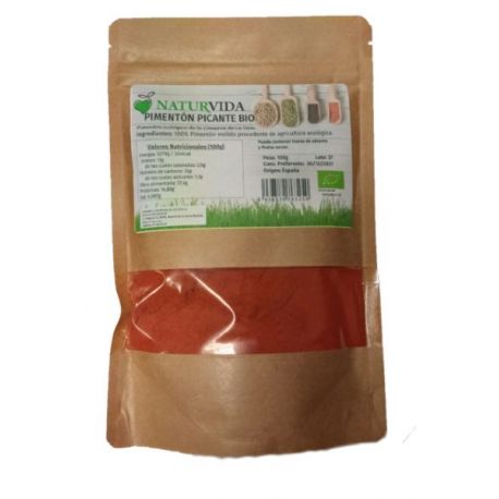 Piment&oacute;n Picante BIO 150gr- NATURVIDA