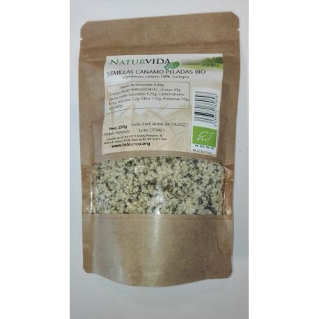 Semillas de Ca&ntilde;amo peladas bio 200 NATURVIDA