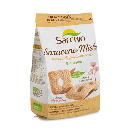 Galletas Trigo sarraceno+Miel BIO 200 gr S/G SARCH