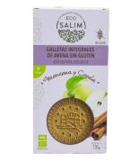 Galleta de Avena - Canela y Manzana BIO - Vegan- S/G 135gr ECOSALIM