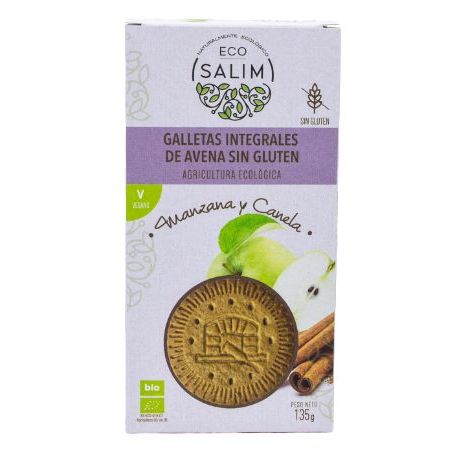 Galleta Avena+Canela+Manzana BIO-Vegan- ECOSALIM