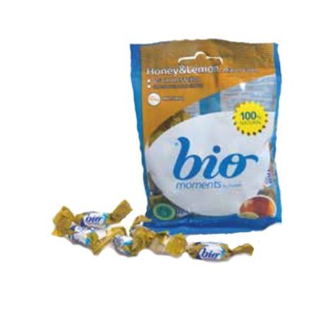TIRA caramelos MIEL-LIMON 60gr 10 bolsas BIOMOMENT