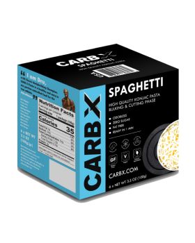 CarbX SPAGUETTI 600gr pasta seca konjac y sin gluten y vegano