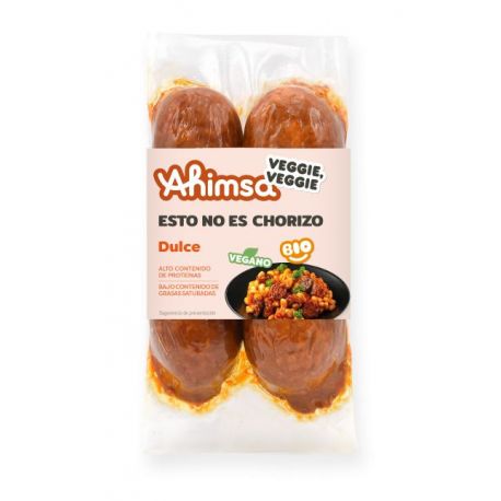 Chorizo Dulce Vegano BIO 230gr LD - AHIMSA