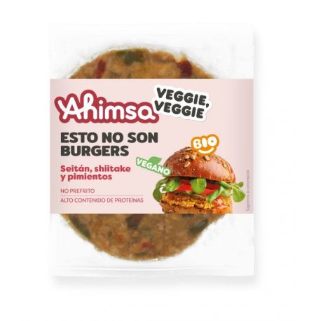 Burger Seitan+shitake+pimientos 160gr BIO LD AHIMS
