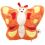 MARIPOSA Cojin Peluche Termico 20x23x5 cm CHERRY
