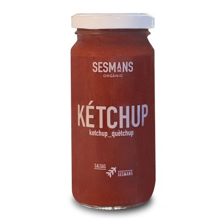 Salsa Kechup vegana BIO 240grs. SESMANS