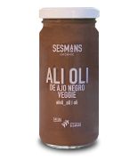 Salsa de Alioli AJO NEGRO vegana BIO 240grs. Sesmans