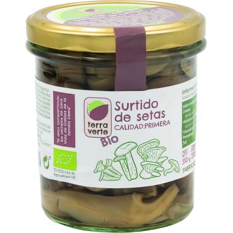 Surtido de Setas Al natural BIO 355gr-TERRAVERDE