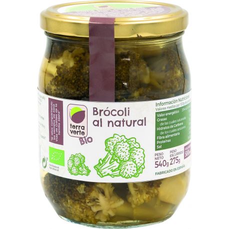 Brocoli Al natural BIO 580ml- TERRA VERDE