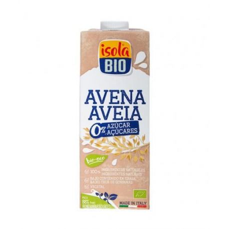 Leche de Avena sin az&uacute;car 1L BIO ISOLA