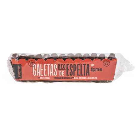 Galleta BIO Espelta+Algarroba S/A 150gr-BIOPOSTRES