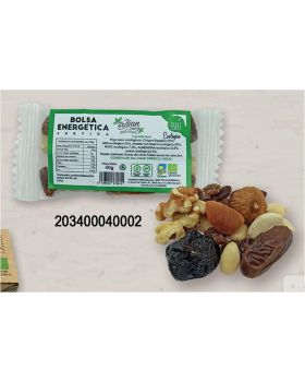 Bolsa energetica de frutos secos40gr. BIO DE JUAN