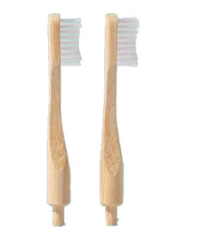 Repuesto ( 2 cabezales) cepillo desmontable NATUR BRUSH