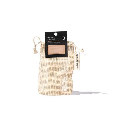 Saco de algod&oacute;n para champu solido NATUR BRUSH