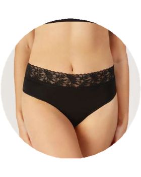 Braga Bikini flujo abundante Talla XS/ Negro FLUX Undies