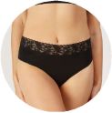 Braga Bikini flujo abundante Talla S/ Negro FLUX Undies