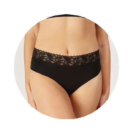 Braga Bikini flujo abundante Talla M Negro FLUX U