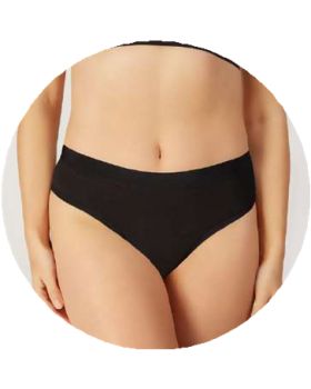 Braga Hipster flujor Abundante Talla S Negro FLUX Undies