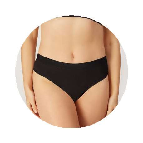 Braga Hipster flujor Abundante Talla L Negro F