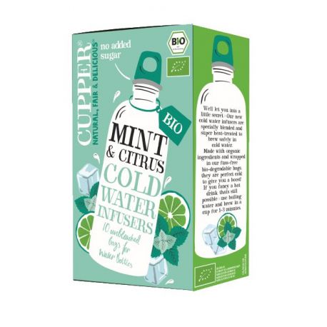 Infusion fria Menta+citricos 10 bol BIO CUPPER