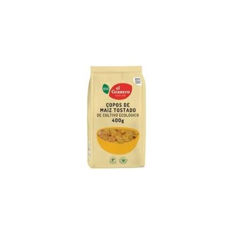 Copos tostado de maiz 400 gr BIO El GRANERO