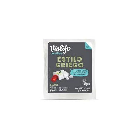 Bloque queso vegano estilo griego 230gr VIOLIFE