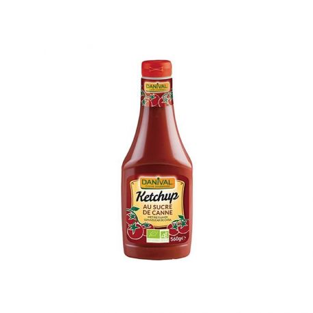 kechup con az&uacute;car de ca&ntilde;a 560 gr DANIVAL