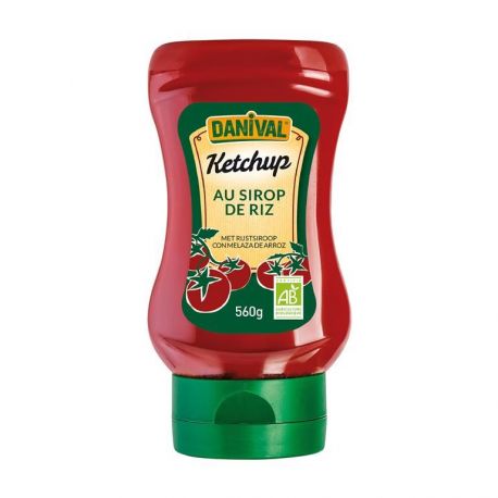 kechup con sirope de arroz 560 gr DANIVAL