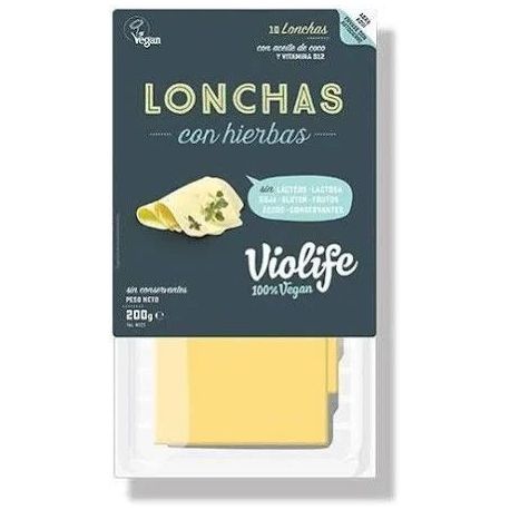 Queso lonchas vegan sabor Original 200gr VIOLIFE