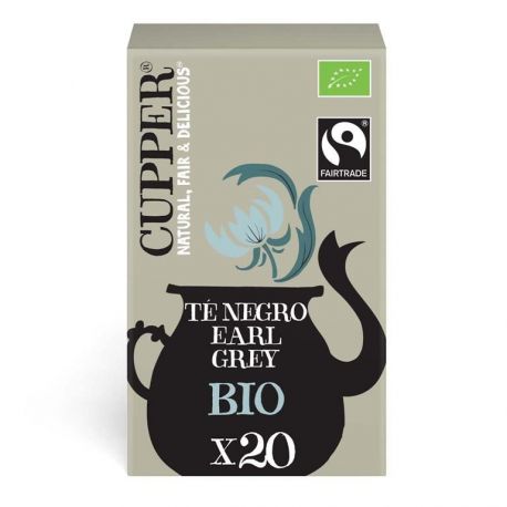 Te negro Early Grey con 20 bolsitas BIO CUPPER