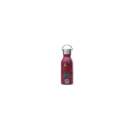 Botella 350 ml con ASA Isot&eacute;rmica GRANATE-QWETCH