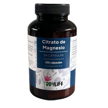 Citrato de Magnesio 120 cap 850 mg - JOYLIFE