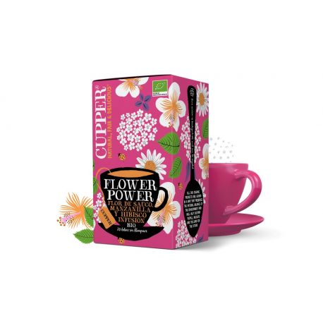 Infusi&oacute;n Flower Power BIO 20 bolsas CUPPER