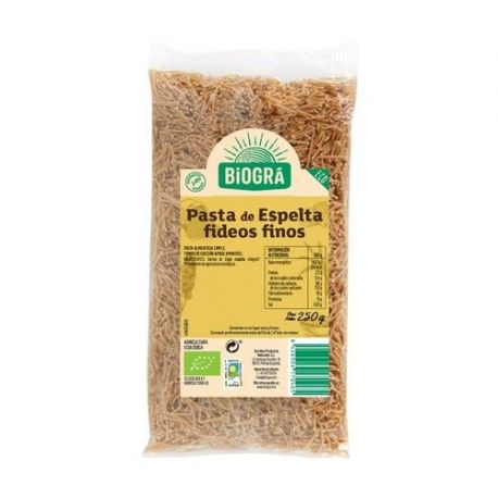 Fideos de Espelta 250gr BIOGRA