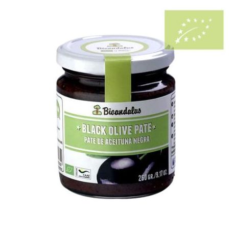Pate de Aceituna NEGRA 260 gr BIO-BIOANDALUS