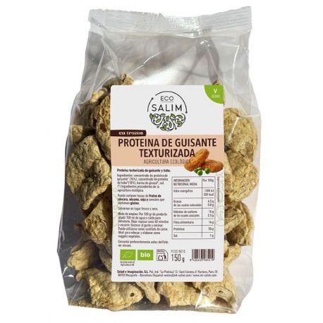 Proteina Guisante TEXTURIZADA Trozos BIO 160gr-ECO