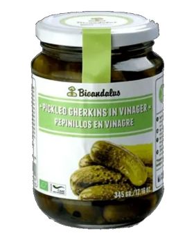Pepinillos en Vinagre 345 gr BIO - BIOANDALUS Pepinillos en Vinagre 345 gr BIO - BIOANDALUS