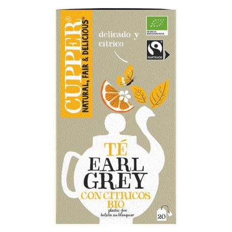 Te early Grey con citricos 20 fil BIO CUPPER